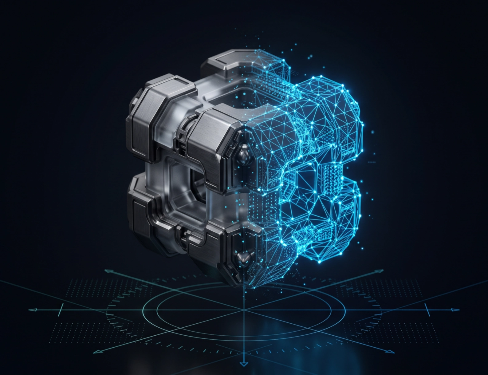 VortexGrid Spatial Engineering Viewport HUD